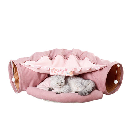 Pet Cats Tunnel Interactive Play Toy – Collapsible Indoor Cat & Small Pet Exercise Tunnel | Petpexi
