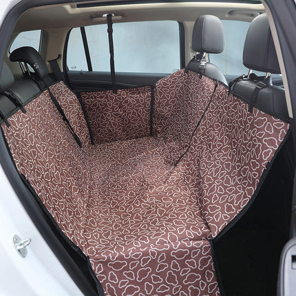 Luxury Dog Car Seat Cover – Waterproof, Dirt-Resistant & Thickened Oxford for All Car Sizes