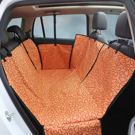 Luxury Dog Car Seat Cover – Waterproof, Dirt-Resistant & Thickened Oxford for All Car Sizes