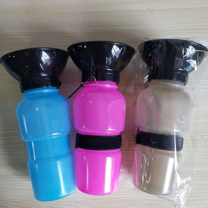 PetPexi Portable Squeeze Dog Water Bottle - 500ml Travel Bowl