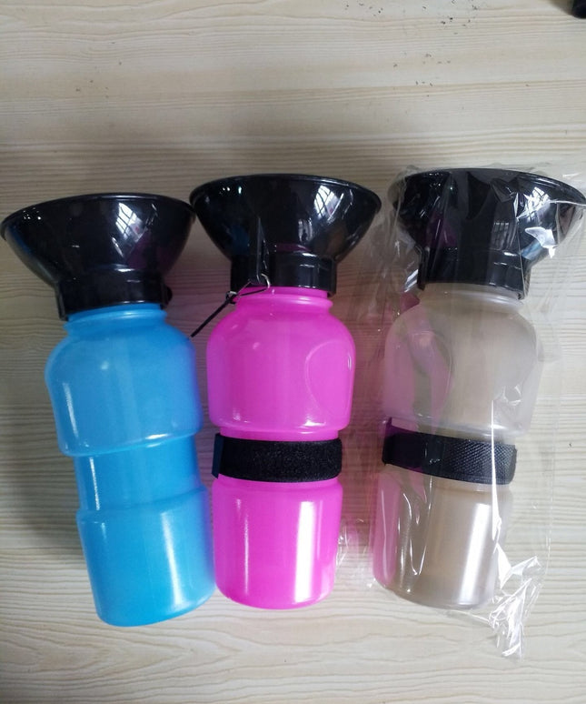 PetPexi Portable Squeeze Dog Water Bottle - 500ml Travel Bowl