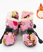 Pink monkey plus velvet