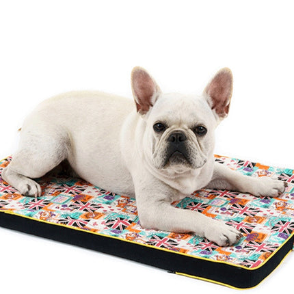 Thickened Pet Printing Canvas Dog Mat - High Resilience Sponge, Multiple Sizes | PetPexi