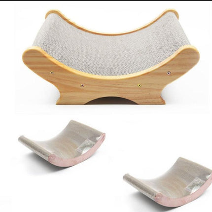 U-Shaped Cat Bed & Paw Grinder – Multifunctional Cat Scratching Toy | PetPexi
