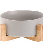 Space grey bowl wooden frame