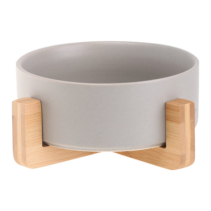 Premium Anti-Slip Ceramic Double Bowl for Cats & Small Dogs – 400ml