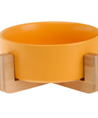 Apricot bowl wooden frame