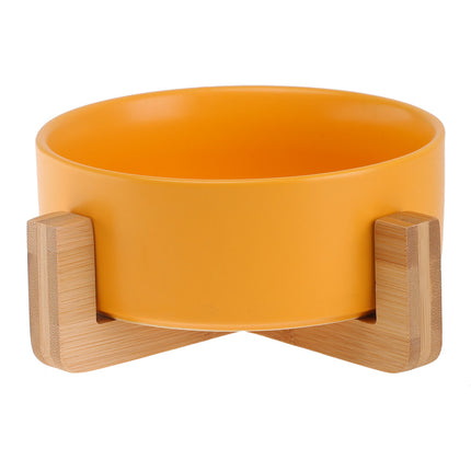 Premium Anti-Slip Ceramic Double Bowl for Cats & Small Dogs – 400ml