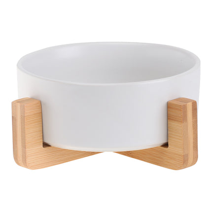 Premium Anti-Slip Ceramic Double Bowl for Cats & Small Dogs – 400ml
