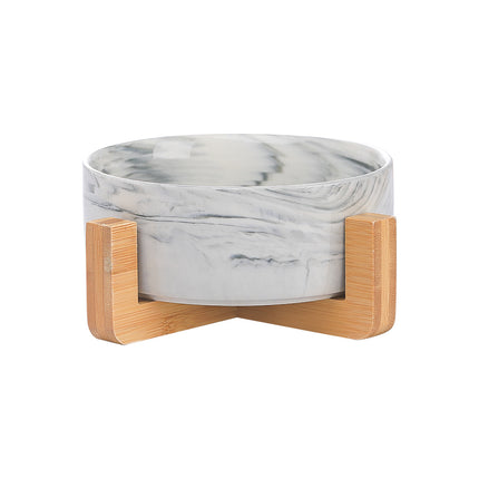 Premium Anti-Slip Ceramic Double Bowl for Cats & Small Dogs – 400ml