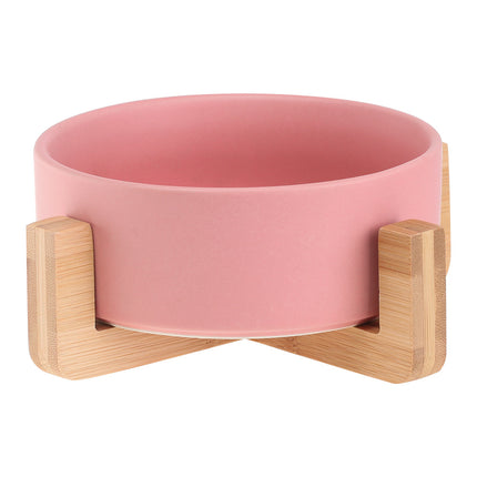 Premium Anti-Slip Ceramic Double Bowl for Cats & Small Dogs – 400ml
