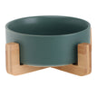 Dark green bowl wooden frame / 400ML per bow