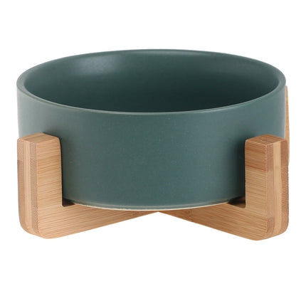Premium Anti-Slip Ceramic Double Bowl for Cats & Small Dogs – 400ml