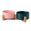 Pink dark green wooden frame / 400ML per bow