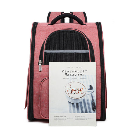 Breathable Pet Backpack Carrier for Dogs & Cats – Stylish & Comfy Travel Bag | Petpexi