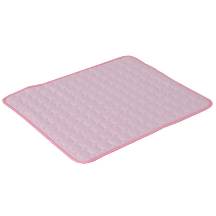 Pet Summer Portable Ice Silk Cooling Pad for Dogs – Reusable & Washable