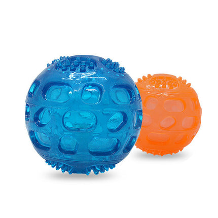 PetPexi Dog Toy Ball - Teeth Cleaning, Waterproof, Squeaky Sound