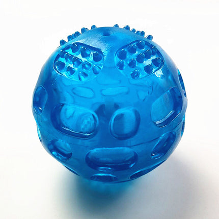 PetPexi Dog Toy Ball - Teeth Cleaning, Waterproof, Squeaky Sound