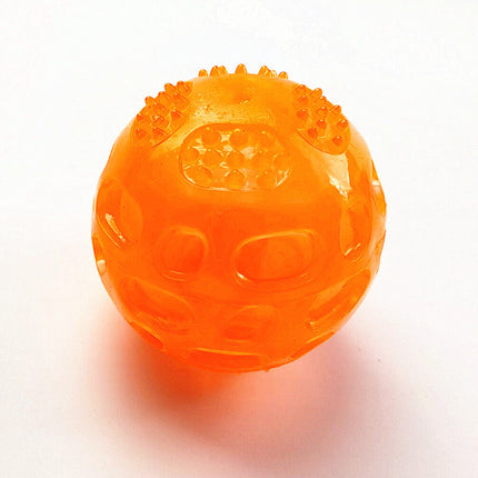 PetPexi Dog Toy Ball - Teeth Cleaning, Waterproof, Squeaky Sound