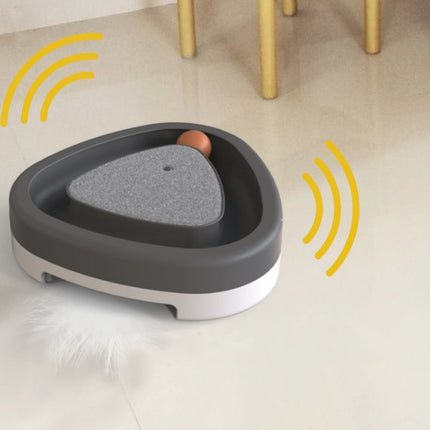 Smart Electric Triangle Cat Toy with Scratcher – Fun & Interactive | PetPexi