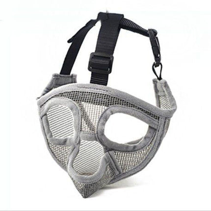 Hoopet Adjustable Breathable Dog Muzzle for Small Dogs – French Bulldog & Short Snout | Petpexi