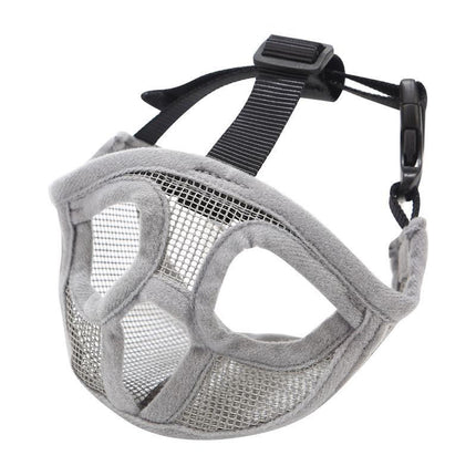 Hoopet Adjustable Breathable Dog Muzzle for Small Dogs – French Bulldog & Short Snout | Petpexi