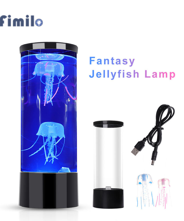 Fantasy LED Jellyfish Lamp – Color Changing Aquarium Night Light | Free USA Shipping | PetPexi