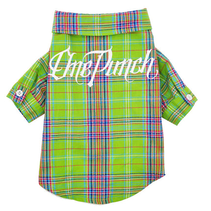 Fruit Green Cotton Pet Shirt – Casual Wear for Small & Medium Dogs & Cats | Petpexi