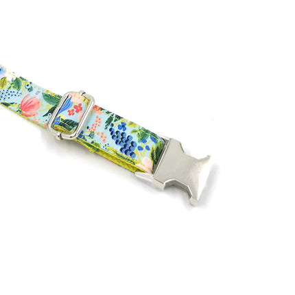 Yellow Midsummer Garden Dog Collar & Leash Set – Durable Polyester for Medium & Large Dogs | Petpexi