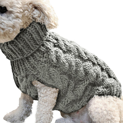 PetPexi Winter Warm Acrylic Dog Sweater - Cozy Pet Clothing for Small to Large Dogs