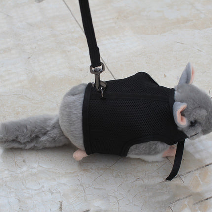 Small Pet Leash Harness for Dogs and Cats - Adjustable Nylon Traction Belt for Small Pets, Puppy Harness, Cat Harness - petpexi.com