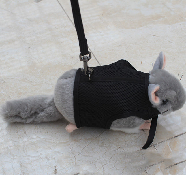 Small Pet Leash Harness for Dogs and Cats - Adjustable Nylon Traction Belt for Small Pets, Puppy Harness, Cat Harness - petpexi.com