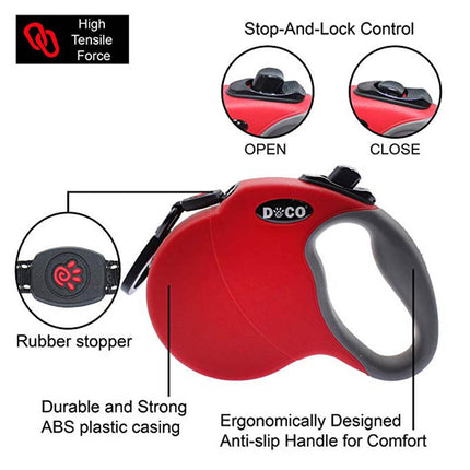 Automatic Retractable Nylon Dog Leash – Scalable 4-5 Meters | Durable & Comfortable
