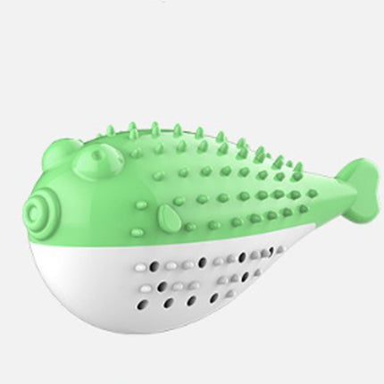 Mint Fish Cat Chew Toy – Silicone Teaser & Tooth-Cleaning Play Toy | Petpexi