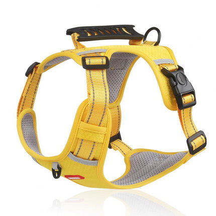 Nylon No Pull Breathable Reflective Dog Harness Vest – Adjustable Outdoor Training & Running | Petpexi