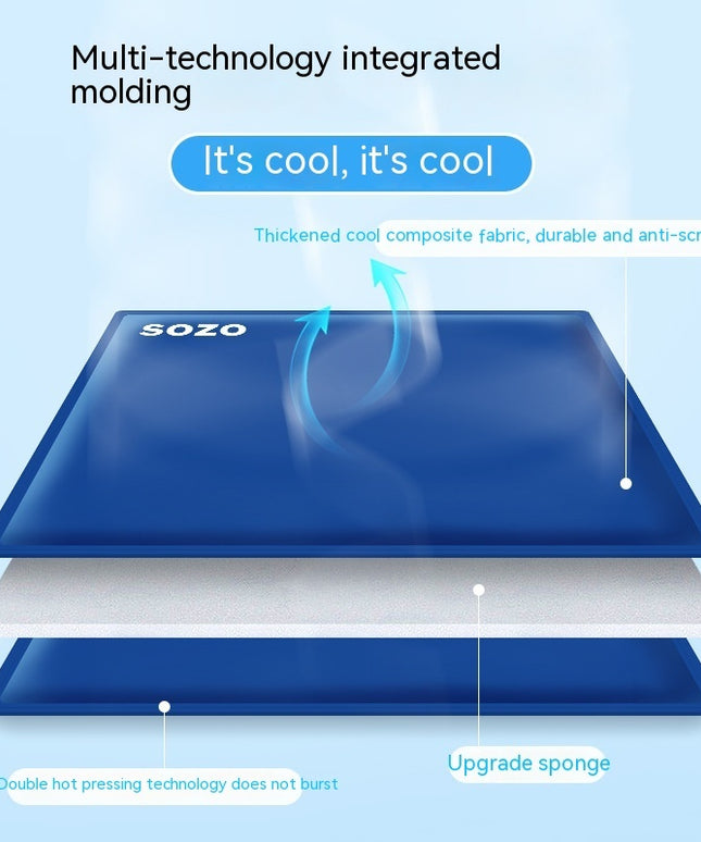 Cooling Summer Gel Pet Mat for Dogs & Cats – Soft, Non-Toxic Ice Pad – Multiple Sizes