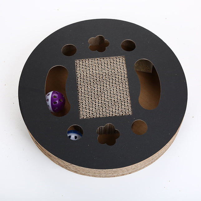 Premium Corrugated Cat Scratch Board with Bell – Durable & Fun | PetPexi