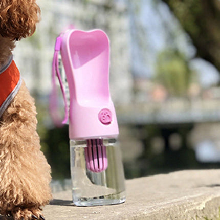 250ml Portable Pet Water Bottle with Filter – Dog & Cat Feeder Cup | Petpexi