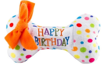 Pet Supplies Plush Toy Dog Birthday Gift – Interactive Squeaky Cake & Bone Toys | www.petpexi.com