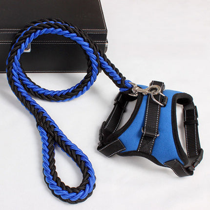 Saddle Chest Strap Dog Leash - Heavy-Duty Adjustable Harness for Dogs - petpexi.com