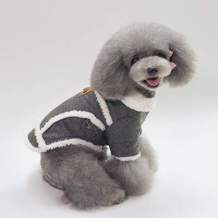 French Bulldog Winter Jacket – Thick Velvet Dog Coat for Cold Weather | Petpexi