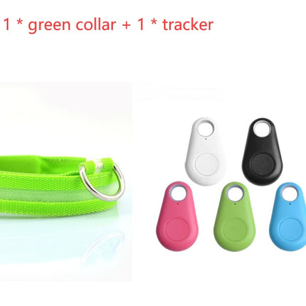 Safety LED Dog Collar with Tracker – Waterproof Light-Up Adjustable Collar | Petpexi
