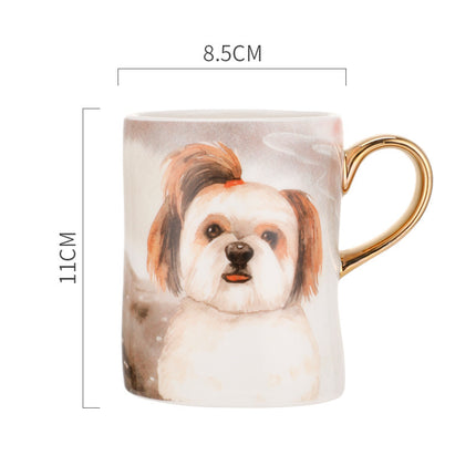 Ceramic Dog Mug – Cartoon Style, Premium Quality, Free US Shipping | PetPexi