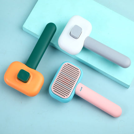 New Pet Hair Brush for Cats & Dogs – Stainless Steel Massage & Open-Knot Comb | Petpexi