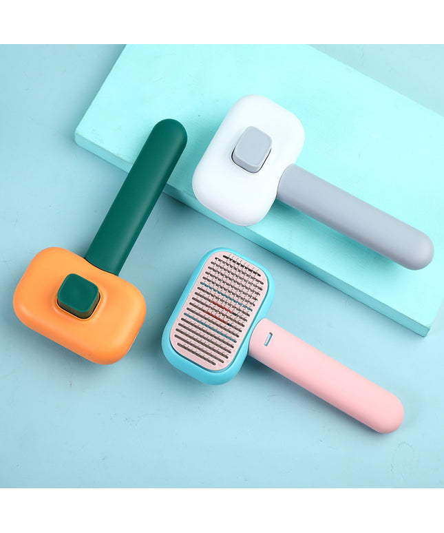 New Pet Hair Brush for Cats & Dogs – Stainless Steel Massage & Open-Knot Comb | Petpexi