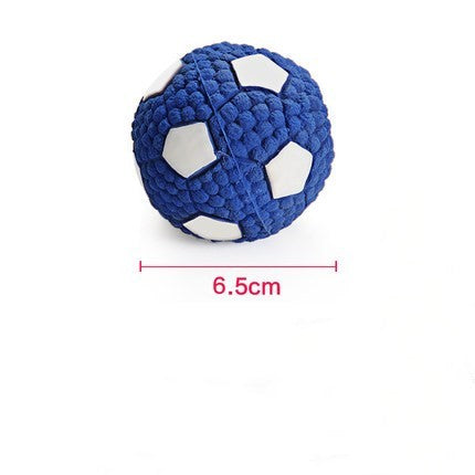 Rugby Tennis Dog Bite Sounding Ball Pet Toy – Durable Interactive Chew – www.petpexi.com