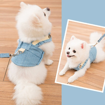 Cute Pet Dog Harness Leash Set – Comfortable & Breathable Vest for Small & Medium Dogs | Petpexi