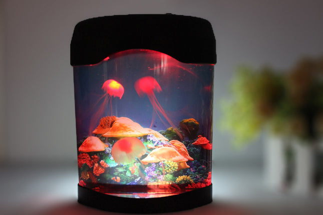 Jellyfish Aquarium USB Colorful Lamp – LED Night Light with Auto Power-Off | Free USA Shipping | PetPexi