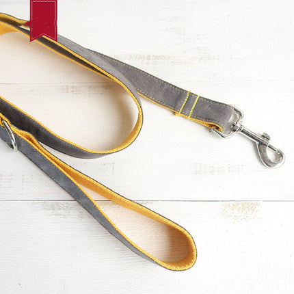 Premium Grey Dog Leash - Reflective, Adjustable, and Heavy-Duty for All Sizes - petpexi.com
