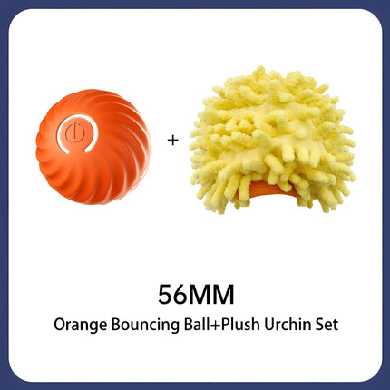 Interactive Bouncing Ball for Dogs - Self-Moving, USB Rechargeable Smart Toy
